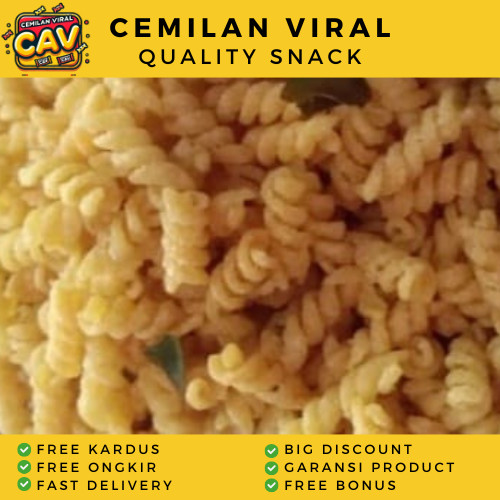 

CAV MAKARONI SPIRAL ORI 500gr Makaroni Pedas Makaroni Bantet Makaroni Pipa Bantet Makaroni Fusili Ori