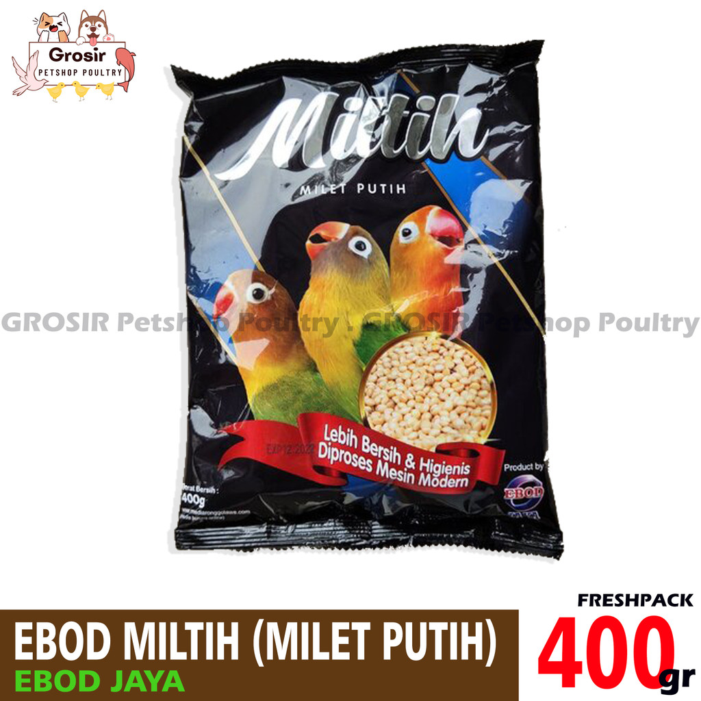 MILTIH PAKAN LOVEBIRD EBOD MILET PUTIH