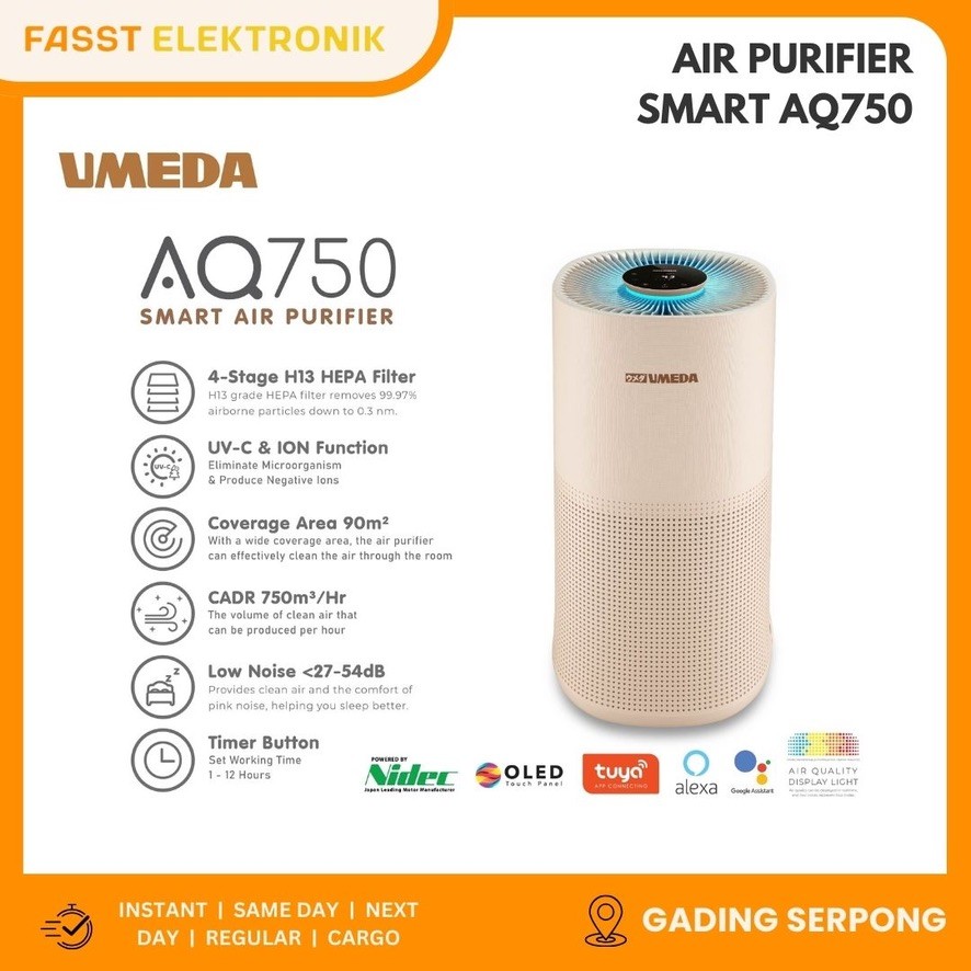 UMEDA Smart Air Purifier AQ750