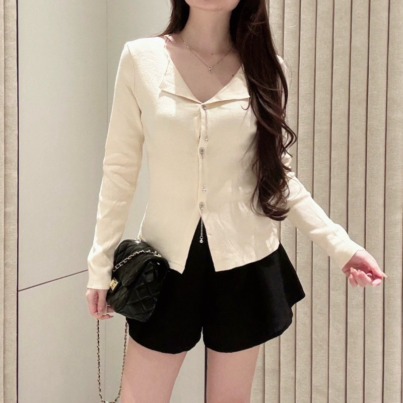 G37 TOP [ Atasan wanita  Atasan rajut lengan panjang rajut Kaos wanita Vest wanita Atasan Wanita Ata