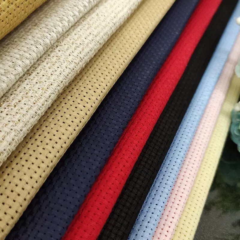 

11/9/14/16/18 6pcs/lot bigger than 10x10cm random count color size Aida cloth cross stitch fabric canvas DIY handmade sew