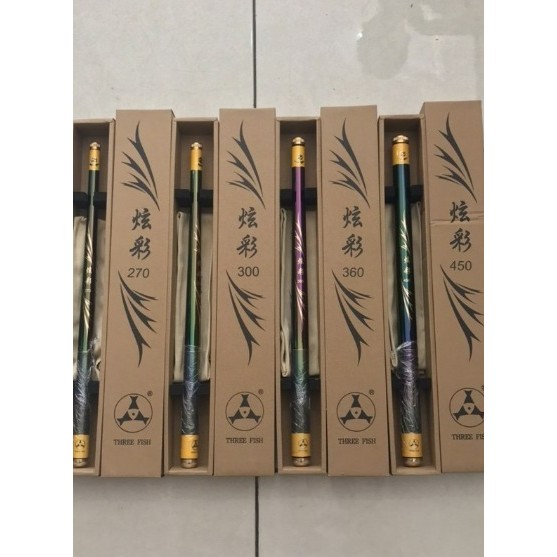 Joran Tegek Threefish Xuan Cai 270 s/d 450 (Ruas 38cm)