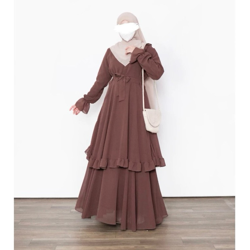 Gamis malaysia viral model terbaru 2023 ZYLA dress/gamis umpak/gamis melayu/gamis jumbo/baju wanita 