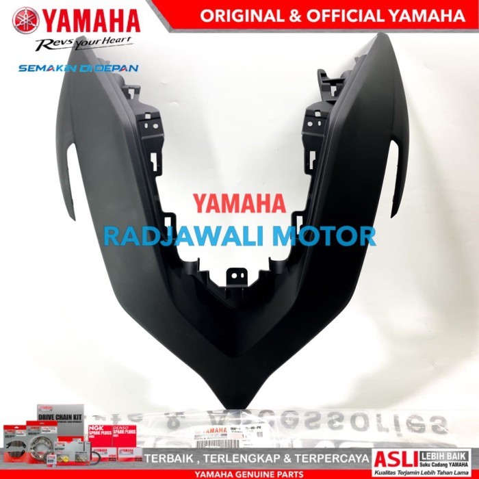 DASI COVER TAMENG DEPAN HITAM DOFF NEW AEROX 155 CONNECTED ASLI YAMAHA BERKUALITAS