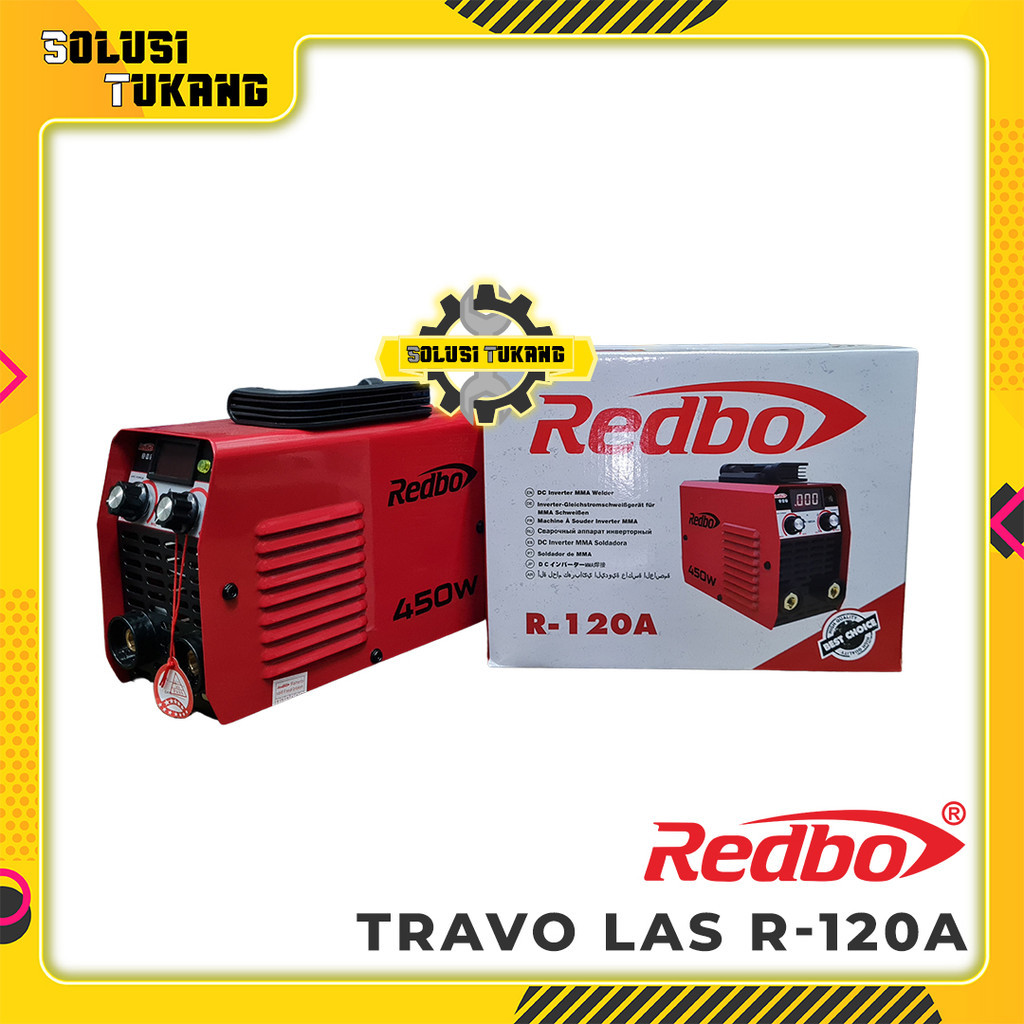 Mesin Travo Las Listrik REDBO 450 Watt REDBO R-120A R-120 A Inverter IGBT