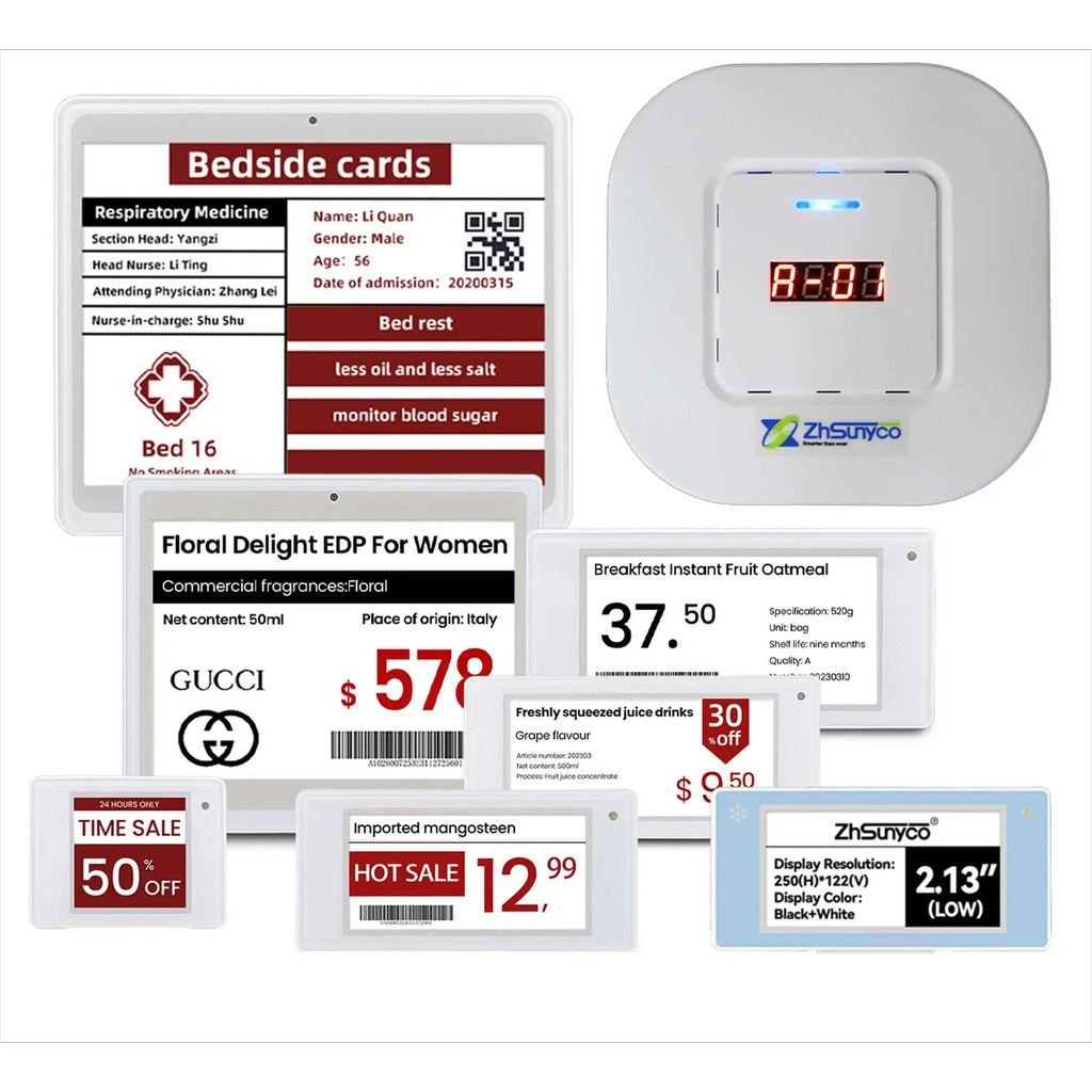 

2.4Ghz E-Ink Esl Demo Kit Electronic Shelf Labels Sample Wireless Demo Kit E-Ink Price Tag