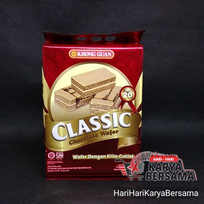 

MAKANAN RINGAN WAFER KHONG GUAN CLASSIC WAFER 350GR