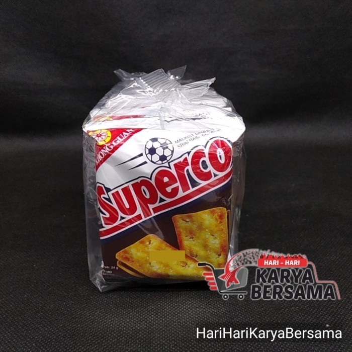 

MAKANAN RINGAN BISKUIT KHONG GUAN SUPERCO RENCENG 24GR X 10'S