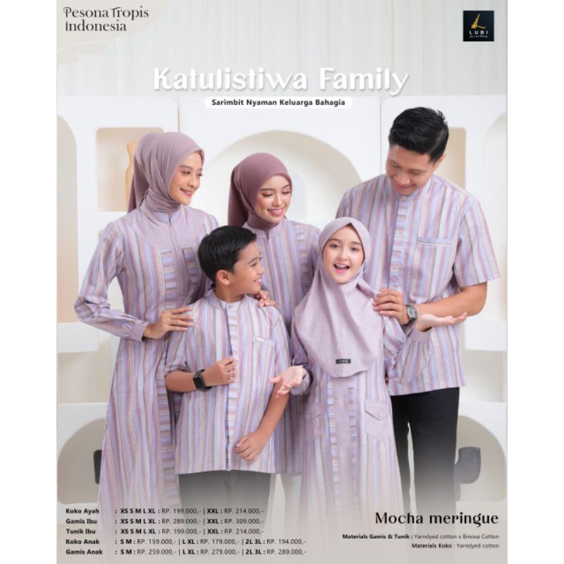 Sarimbit Keluarga Lebaran 2025 Katulistiwa by Lubi | Sarimbit Lubi Terbaru 2025| Sarimbit Lubi Salur