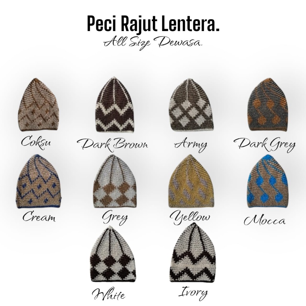 PECI RAJUT LENTERA DEWASA