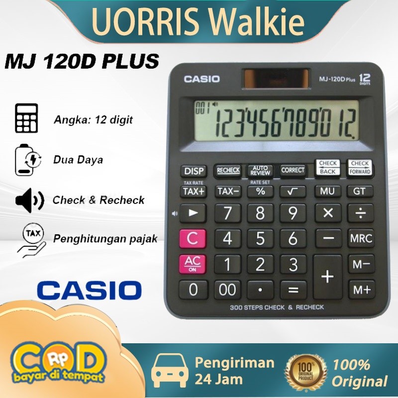 

KALKULATOR DESKTOP CASIO MX-12B - ORIGINAL & GARANSI RESMI CALCULATOR