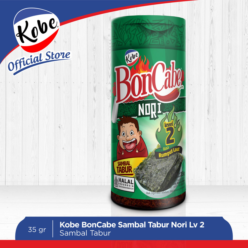 

BonCabe Sambal Tabur Level 2 Rasa Nori Botol 35gr