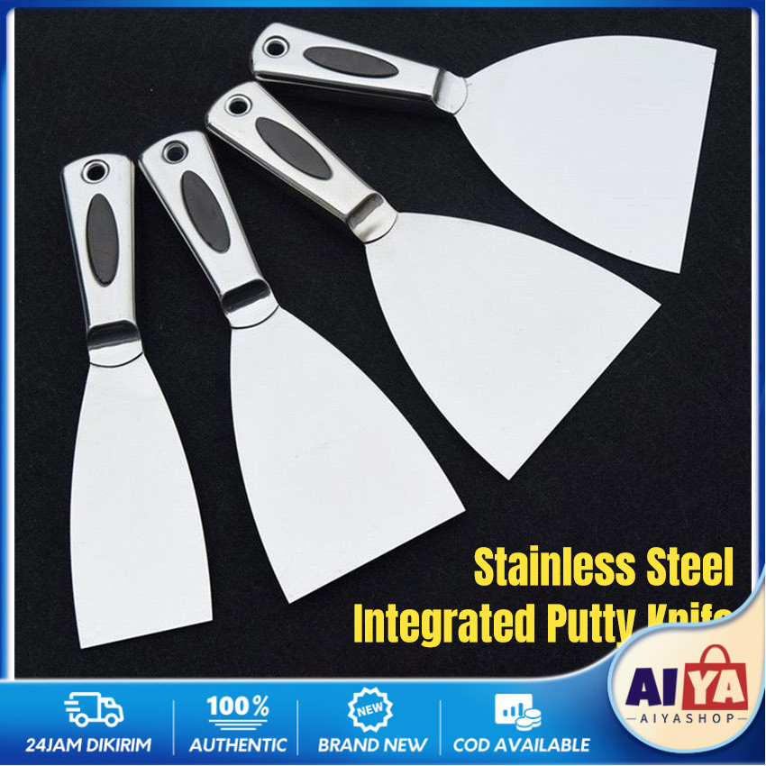 Kape Stainless Steel 2/6 Inch 21.5Cm Sekrap Kape Gagang Stainless Putty Scrap Besi Plat Skrap Dempul