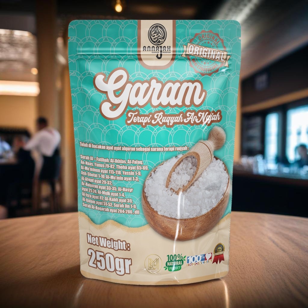 

[TERLARIS KEMASAN 250gr] Garam AnNajah Original Mg17official Hati2 Banyak Oknum Menjual Produk Palsu