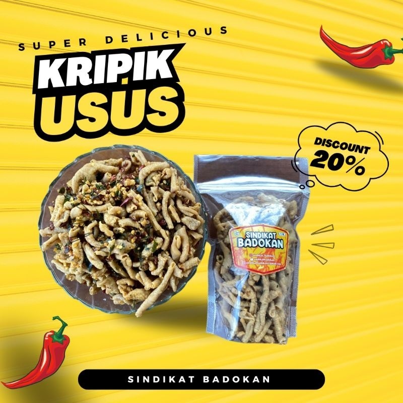 

COD kripik free ongkir bayar di tempat Keripik Usus premium 500 gram | renyah tidak alot nagih jamin nagihh gurih Trusted