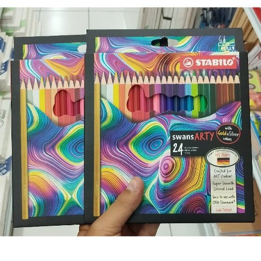 

PENSIL WARNA STABILO SWANS ARTY 24 WARNA ( 1520/24 ) 1112