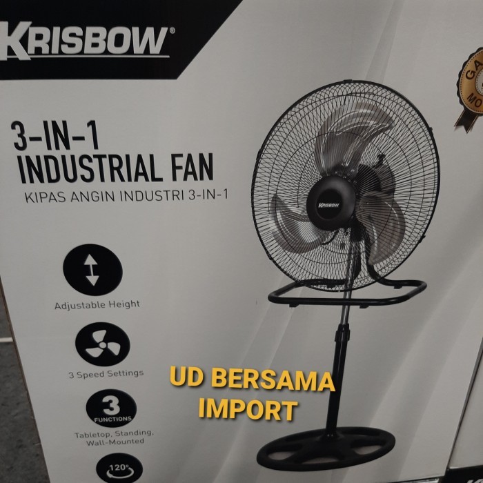kipas angin besi krisbow industrial 18 inc 3 in 1