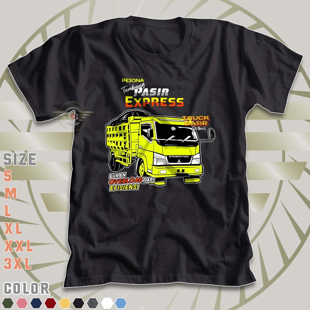 ARTAKAOS- KAOS TRUK TAMBANG PASIR MBOIS EXPRESS | Baju Truck Oleng Rebecca | Driver Muda Indonesia C