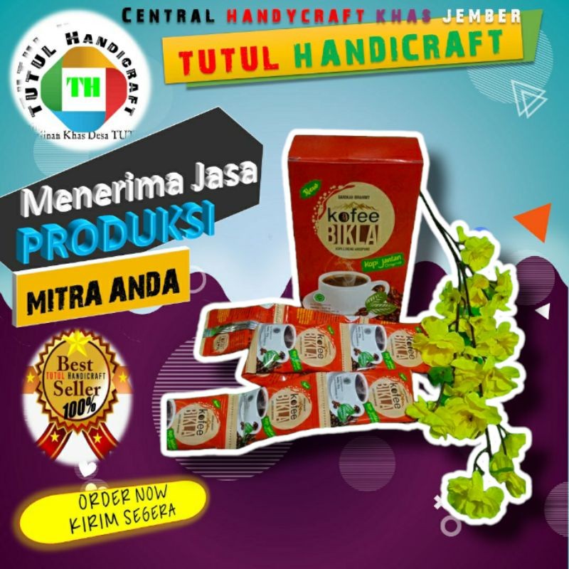 

MAKRIFATBUSINESS KOPI BIKLA JANTAN Kopi Robusta Lereng Argapura BOX 20 SACHET