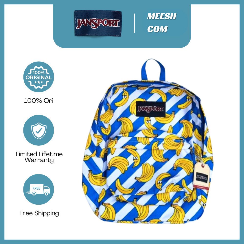 PROMO UP TO 60% Tas Ransel JANSPORT Wanita Dan Pria Original - Tas Wanita JANSPORT BANANA Original -