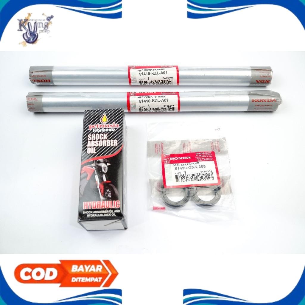 sok depan motor beat Vario - Paket As Shock Sok Breaker Depan KZL sepeda motor