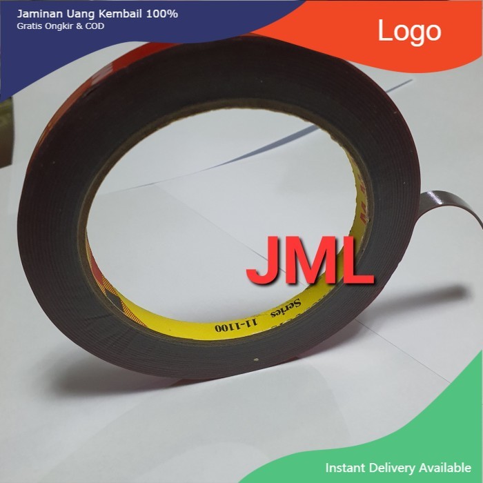 

Double tape lem bolak balik serba guna 0,8 MM x 5 meter. Khairun_Variasi