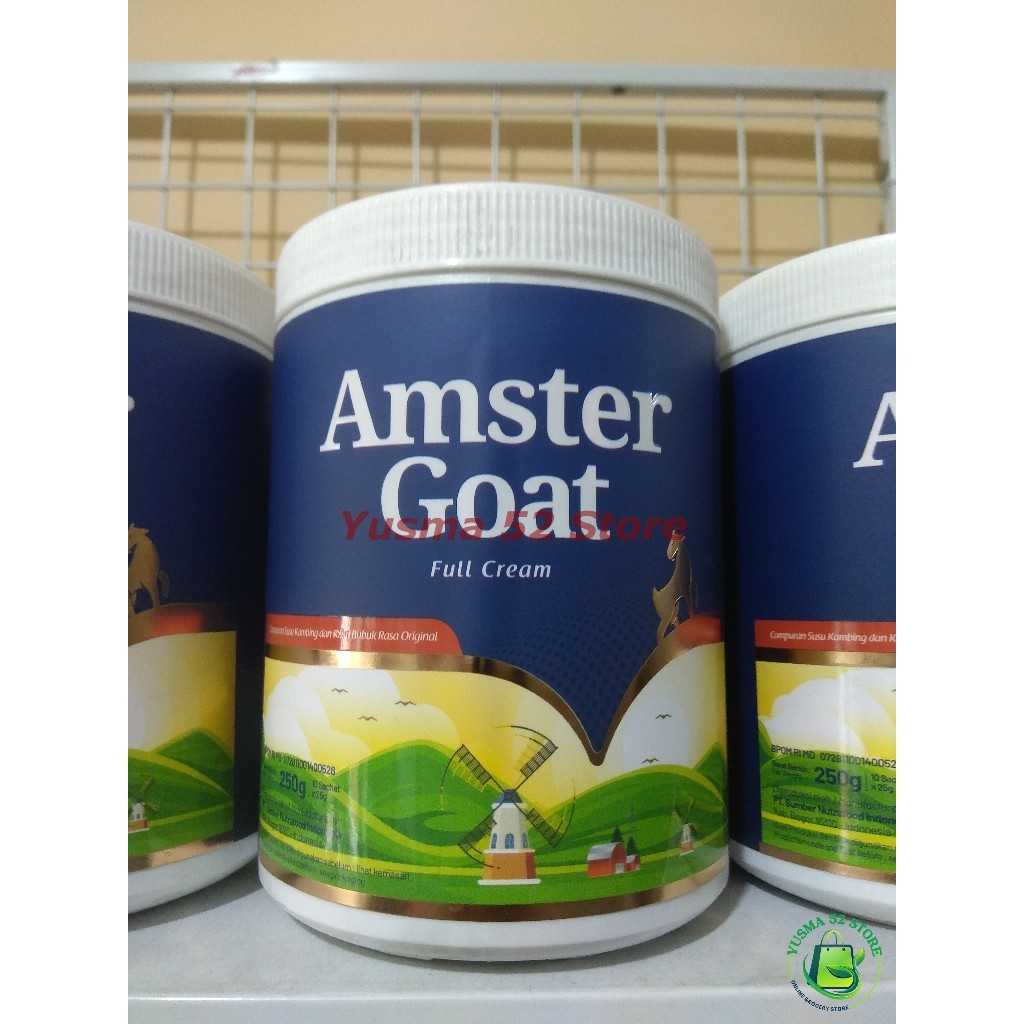 

AMSTER GOAT Full Cream- Susu Kambing Amstergoat Membantu Untuk Optimalkan Penyerapan Kalsium 250gr