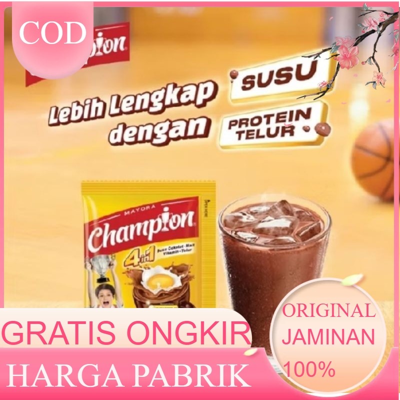 

champion energen susu coklat isi 10 sachet 30 gr