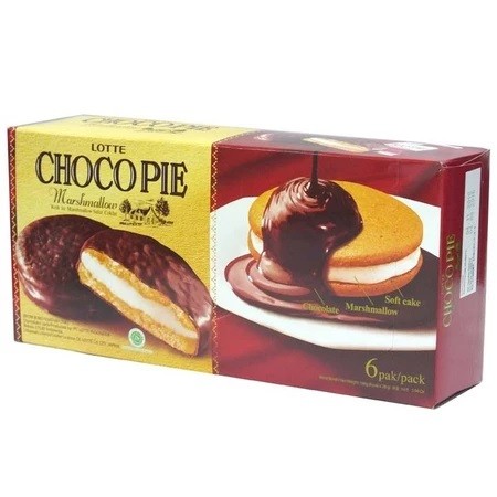 

[Perbox isi 12] Lotte Choco Pie Marshmallow isi 12 pcs @26gr