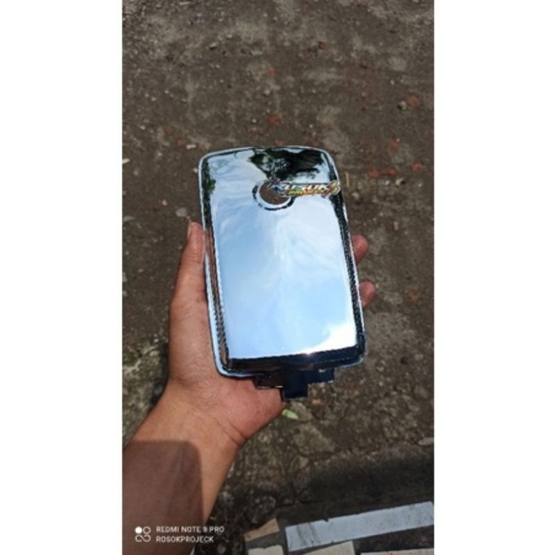 [CHROME PREMIUM] TUTUP TANGKI GL100 SUDAH CHROME COVER TANGKI GL 100 CROM CHROME