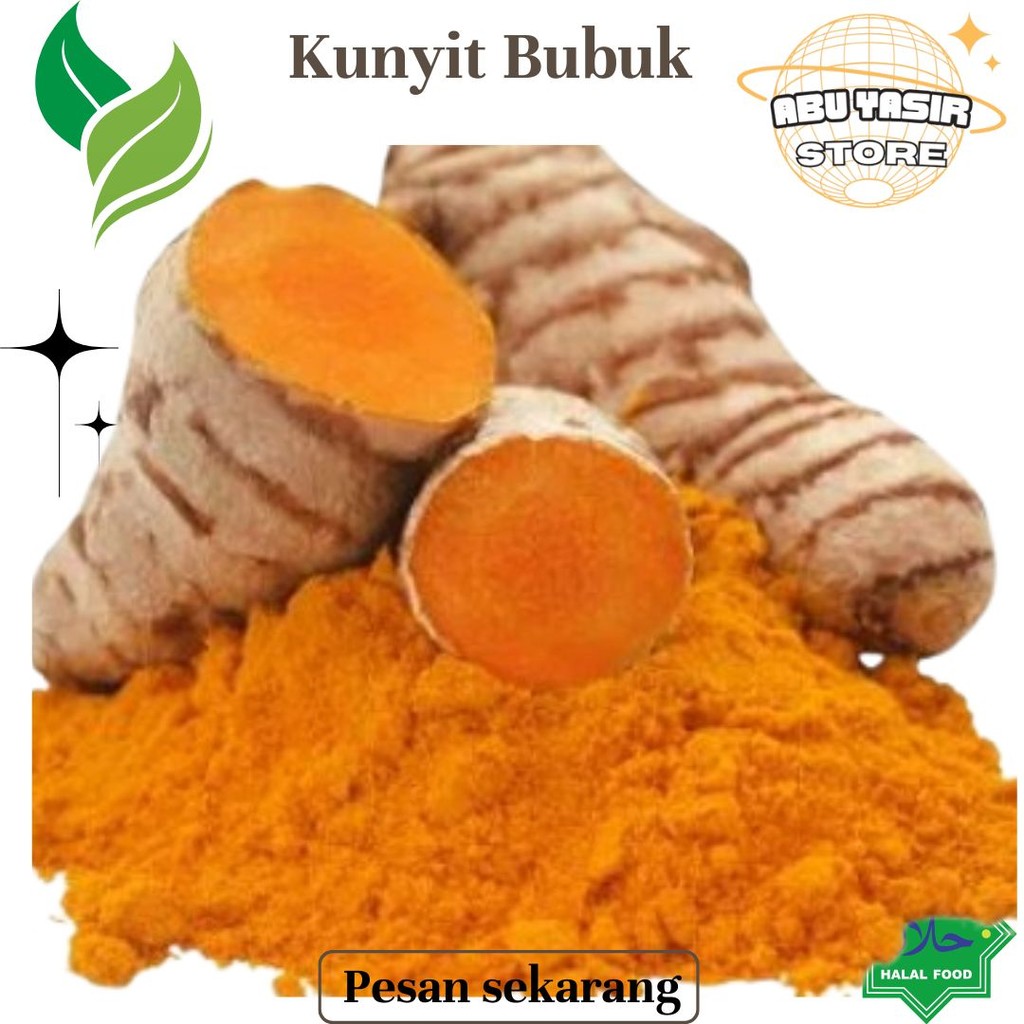 

Kunyit Bubuk Murni 500 Gram | Pure Turmeric Powder | Bubuk Kunyit 500 GRAM
