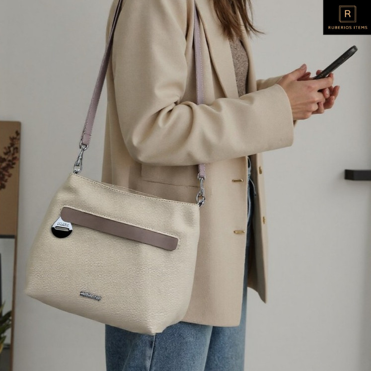 JIELSHI Selempang UTARI -  116-02 # Tas Selempang Wanita - Slingbag Wanita Bahan Parasut Premium