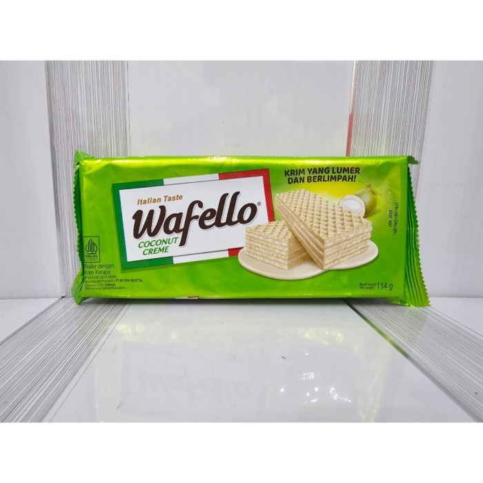 

New Item WAFELLO COCONUT CREME 114G
