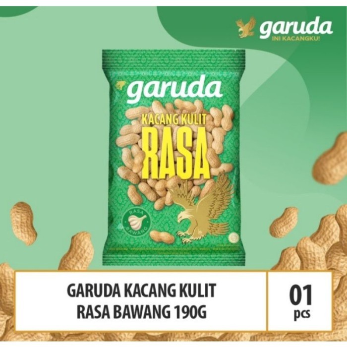 

NEW ITEM SNACK GARUDA KACANG KULIT RASA BAWANG 190g