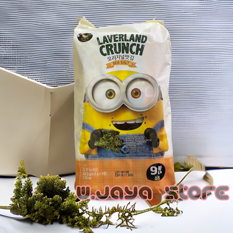 

LAVERLAND CRUNCH SEAWEED SEA SALT / HOT & SPICY / CHEESE