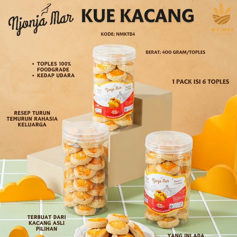 

Njonja Mar - Kue Kacang Wijen @400 Gr Pcs Kucang