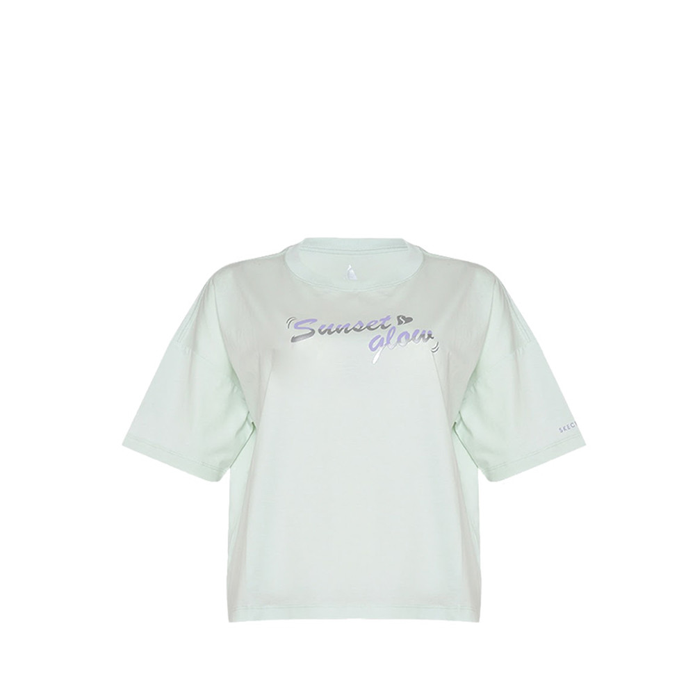 Skechers Women's Boxy T Shirt - Aqua