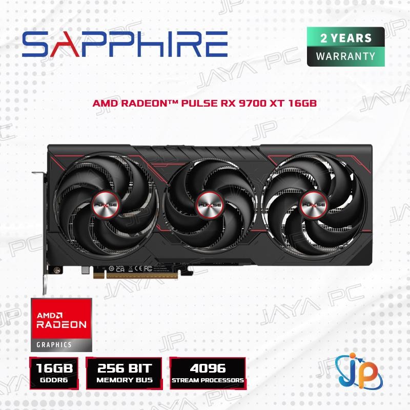 VGA Sapphire AMD Radeon Pulse RX 9070 XT 16GB - 16 GB GDDR6
