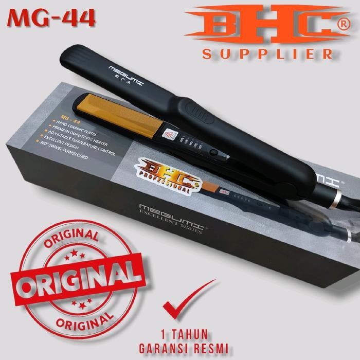 Varian MEGUMI Catokan Rambut Original Pelurus Rambut Hair Straightener Nano Titanium Nano Keramik Re
