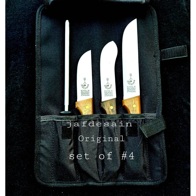 Herder Pisau Solingen cap Garpu Asli Set of#4