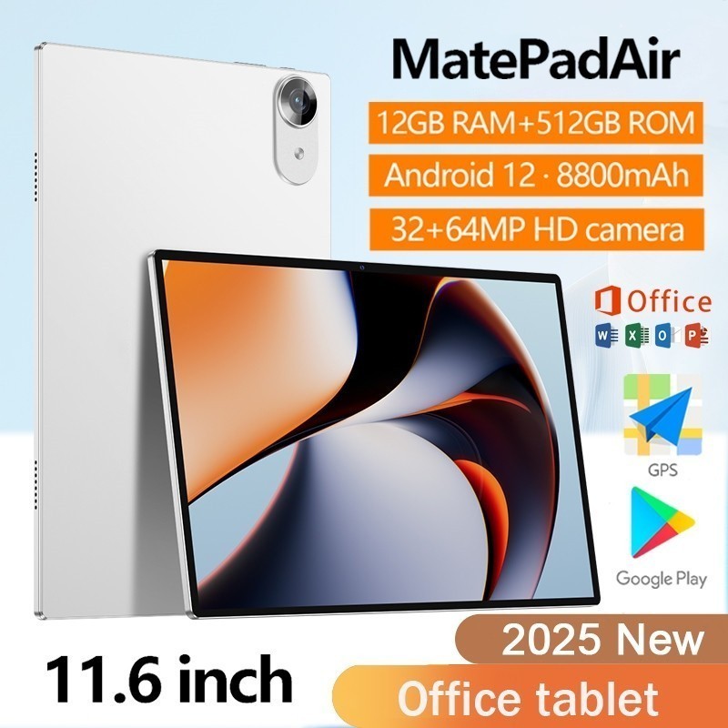 2025 Baru Tablet PC Asli Baru huawei MatePad Air Wifi 5G 11.6 inch Full Screen Layar Besar 12GB+512G