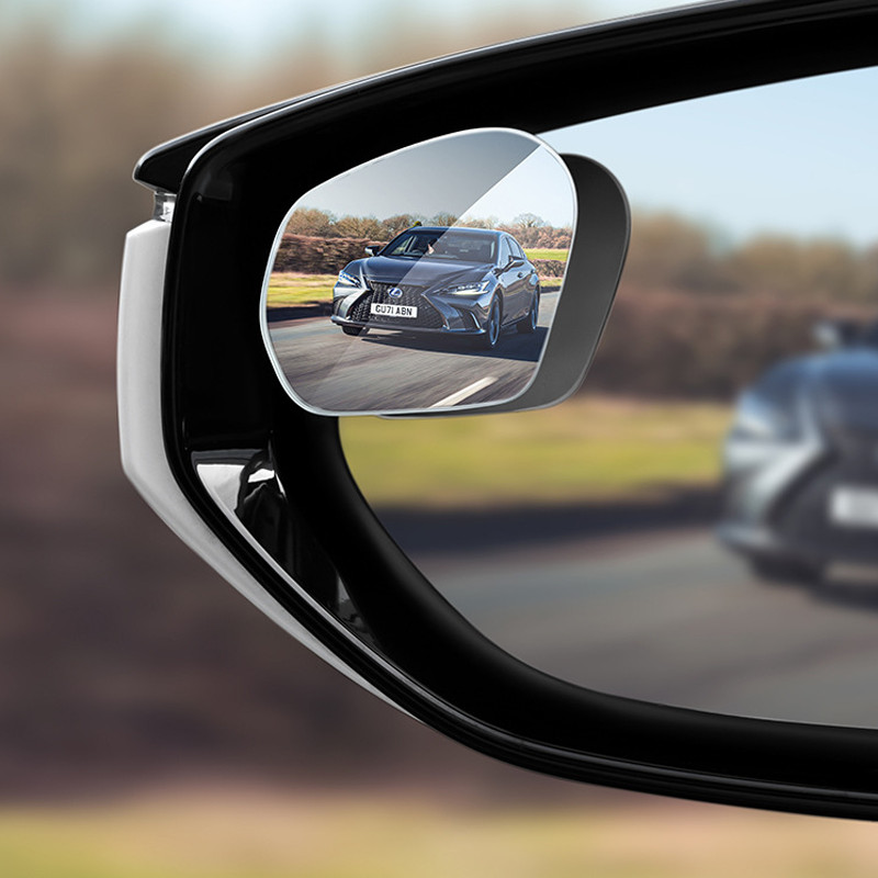 2pcs Set Kaca Spion Kecil Mini Cembung Wide Angle Blind Spot Car Mirrors Miror Rearview Mirror Mobil