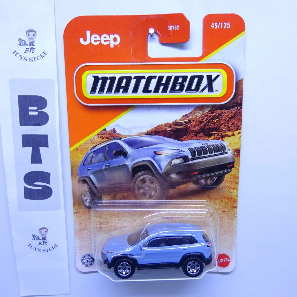 Matchbox Jeep Cherokee Trailhawk Biru