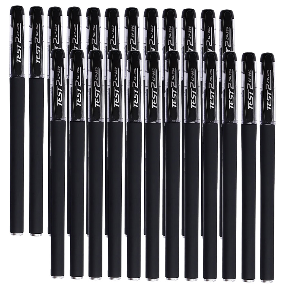 

0.5mm Frosted Bullet Tip Black Ink Gel Pens Colored Aesthetic Stationery Pen Supplies Ballpoint & Office Pencils Writing School