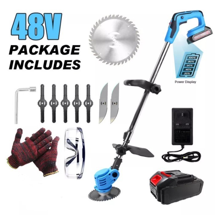 Mesin pemotong rumput lipat Elektrik Mesin Potong Rumput Baterai 48V - 48V XDL