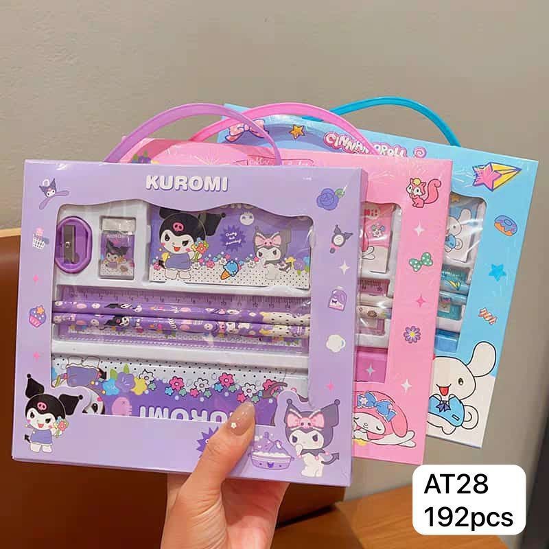 

Remensiosjaya Termurah Alat Tulis Set 6 in 1 Dan 7 In 1 Karakter Kuromi Murah Lucu / Kotak Pensil Anak Set Stationery Untuk Hadiah Anak Sekolah Sanrio