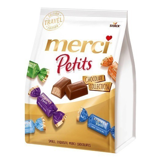 

Coklat Storck MERCI Petits Chocolate Travel Edition isi 42pcs 250gram asal Eropa
