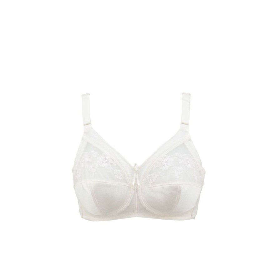 Wacoal Queen IB 2092 - Full Cup - Non Wire - Cut & sew - Big Cup - Cream, 40E