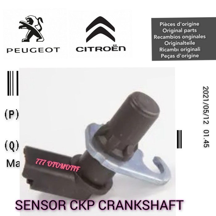 SENSOR CRANKSHAFT CKP PEUGEOT 206 307 VDO BARU