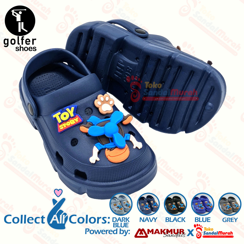 Toko Sendal Murah - Sandal Baim Anak Laki Laki Uk 24 - 35 / Sandal Jibbitz BALING-BALING Harga Terja